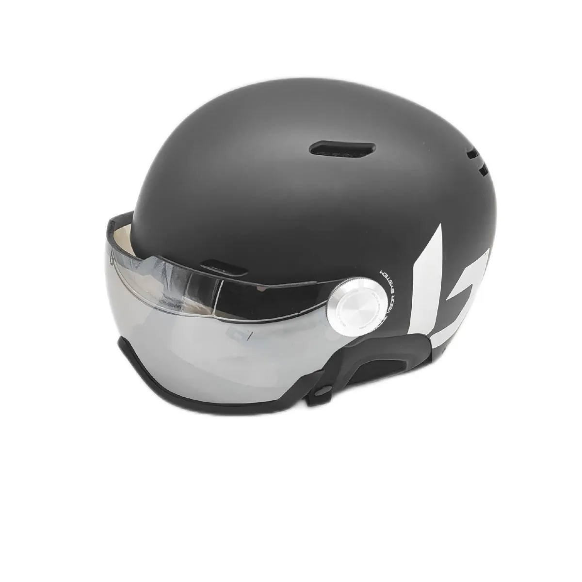 Bollé Might Visor Caschi da Sci Unisex Adulto Schwarz Matt 52-55cm Schn - Defekt