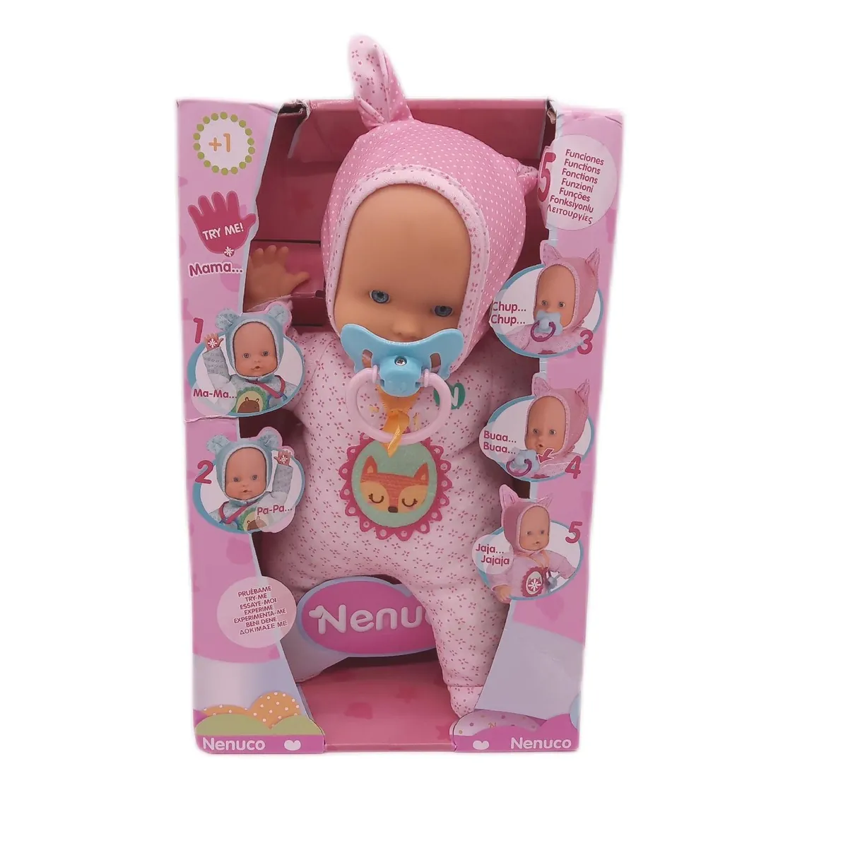 NUDCO Teddy Baby Bär Kuscheltier Plüschspielzeug Kinderzimmer Deko Kuschelig weich