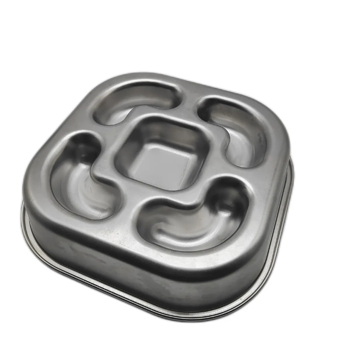 PETTOM Napf Hunde Napf Anti Clog Edelstahl Design Hygiene einfache Reinigung für Hunde