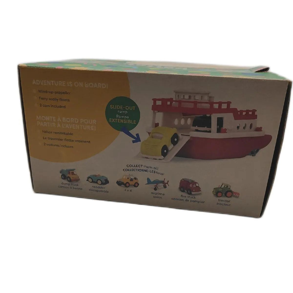 Happy Cruisers Spielset Fahrzeuge Spielwaren Faire mit 2 Autos Spielspaß Unterhaltung für Kinder