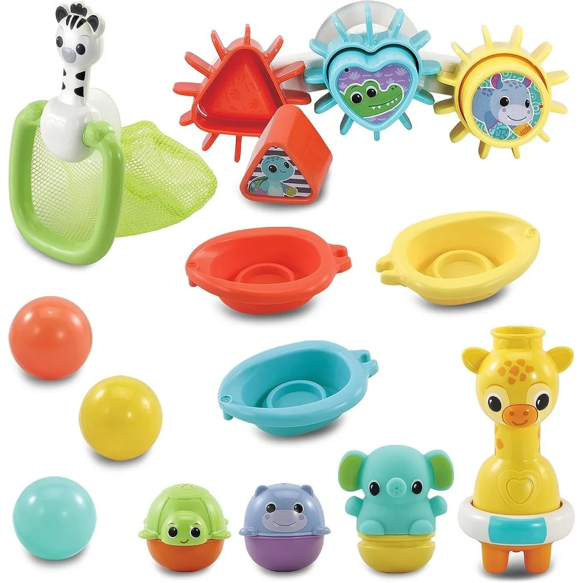 VTech Badespaß Babys Badeset 6-teiliges Badeset sorgt für Abwechslung