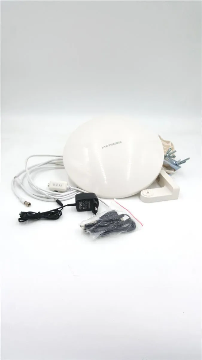 Metronic Antenne Satellitenanlage Elektronik 427017 Ausrichtbar 36 dB Weiß