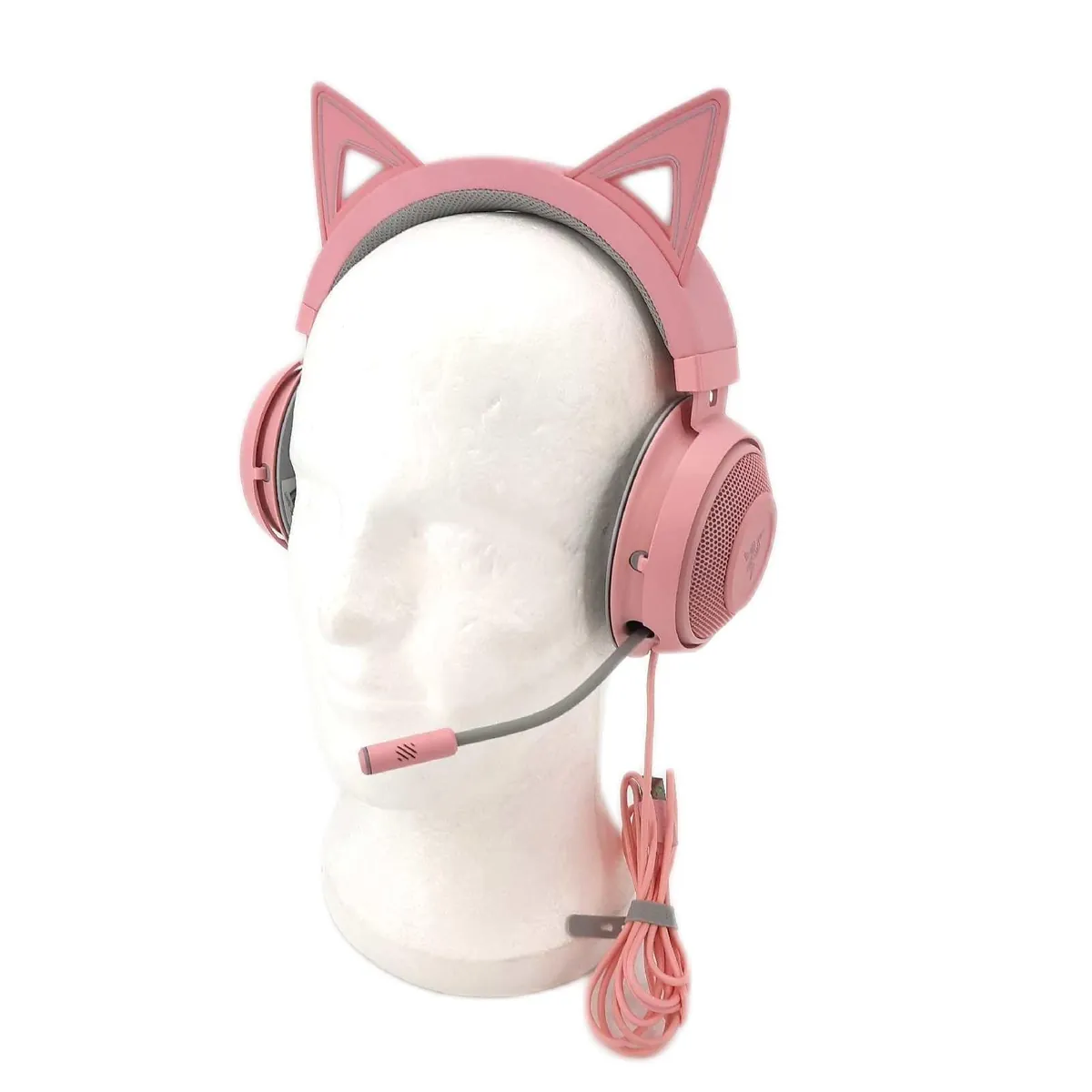 Razer Kraken Kitty Edition Gaming Headset Katze Ohr USB Defekt ohne Polster sporadisch