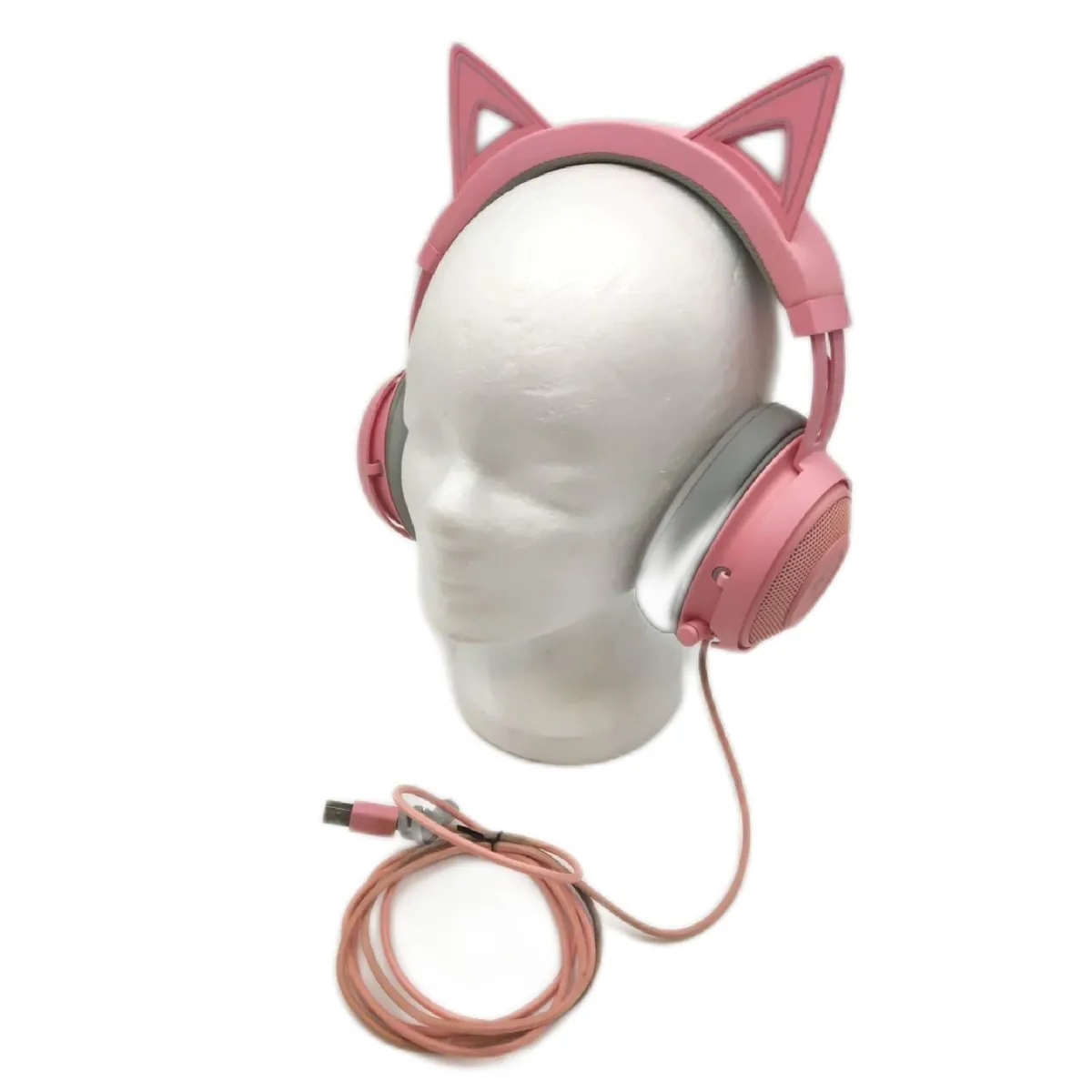 Razer Headset Gaming Zubehör Kraken Kitty Edition Schwarzes Katzenohr Design Spielerlebnis