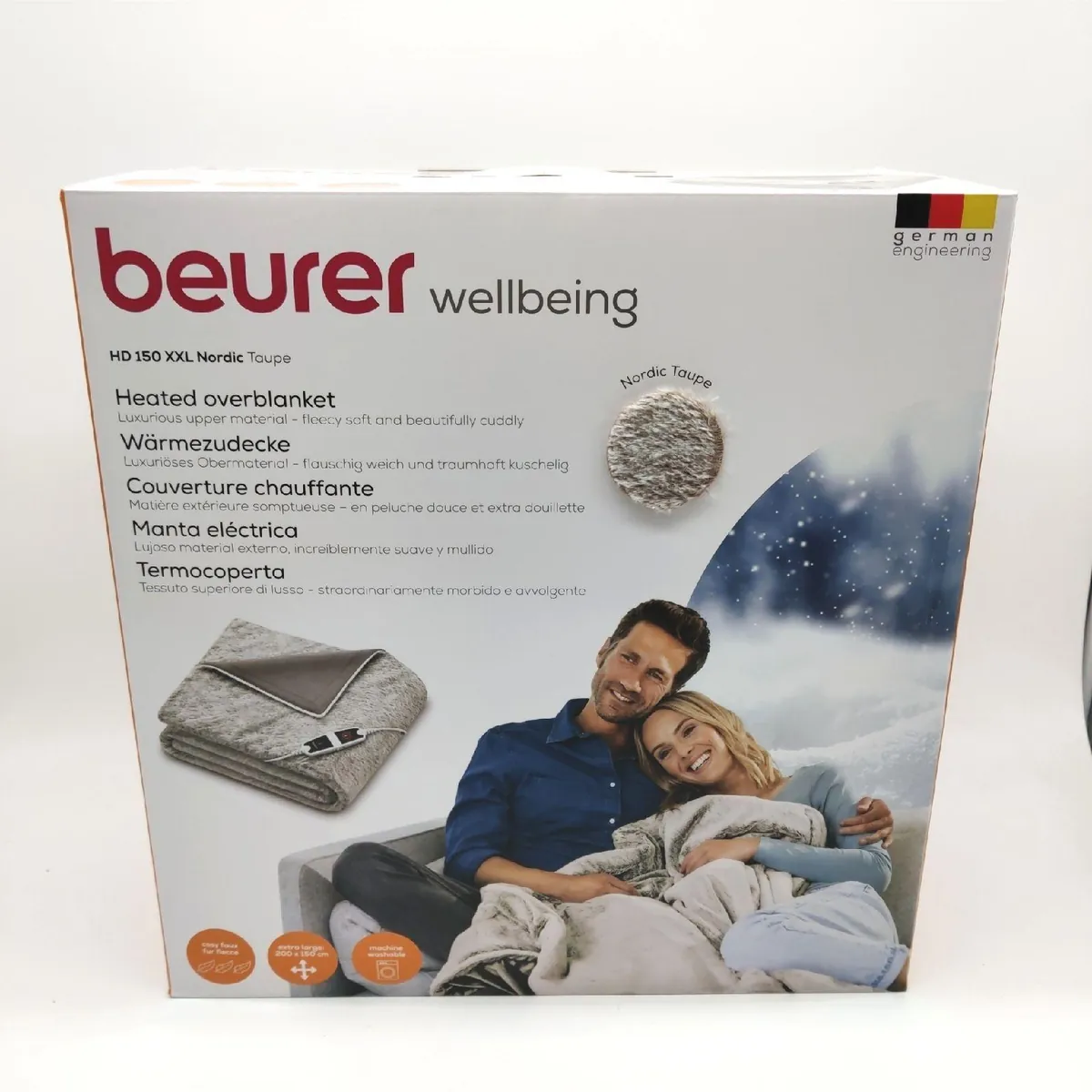Beurer Heizdecke Wärmedecke Haushalt HD 150 XXL Abschaltautomatik 200 gemüt