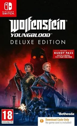 Wolfenstein 2 Addon Youngblood Deluxe, uncut - Switch-KEY.