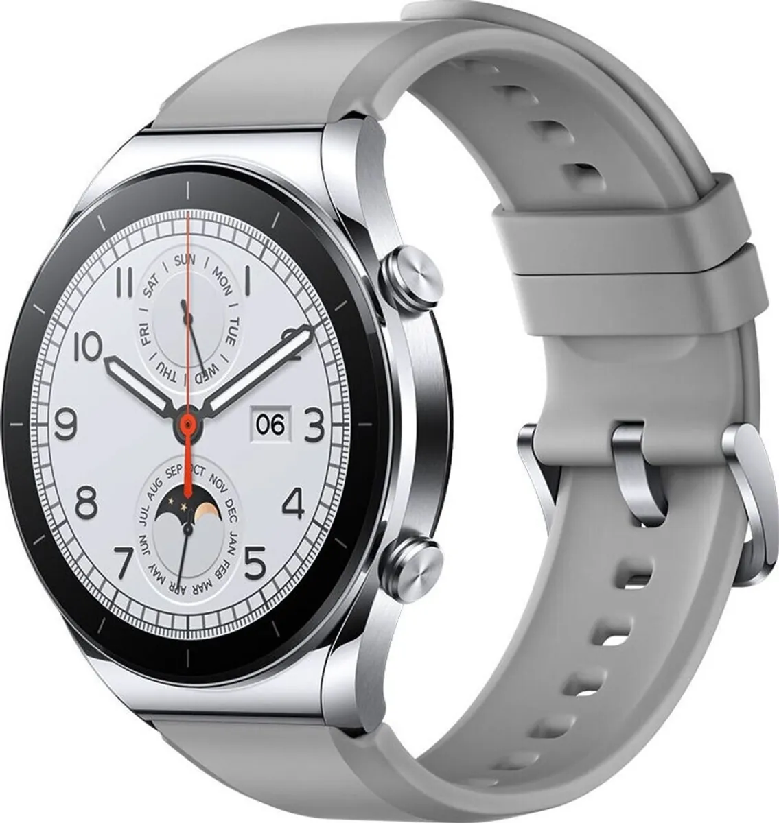 Xiaomi Watch S1 Smartwatch 40mm Edelstahl Bluetooth GPS Silber 1,43"AMOLED