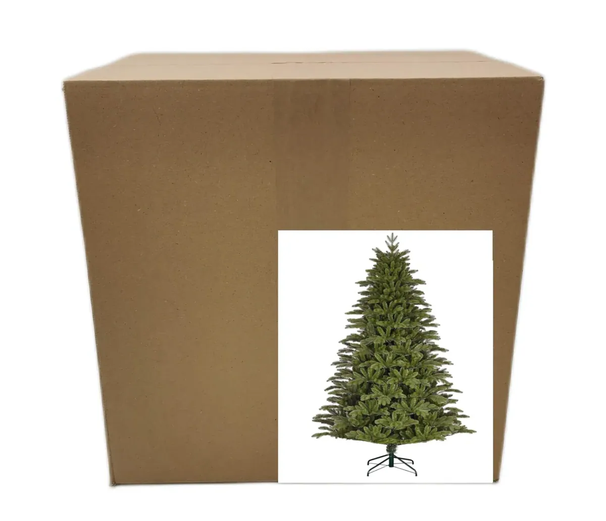 Black Box Künstlicher Weihnachtsbaum Weihnachtsdekoration Asbury Grün H155 x Ø109 cm fest