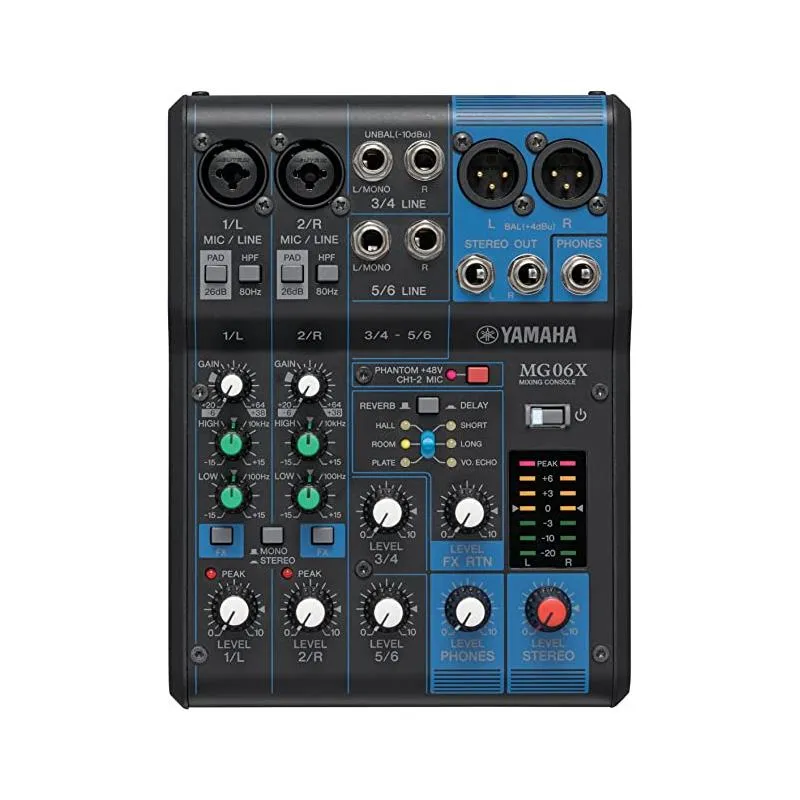 YAMAHA MG06X analog