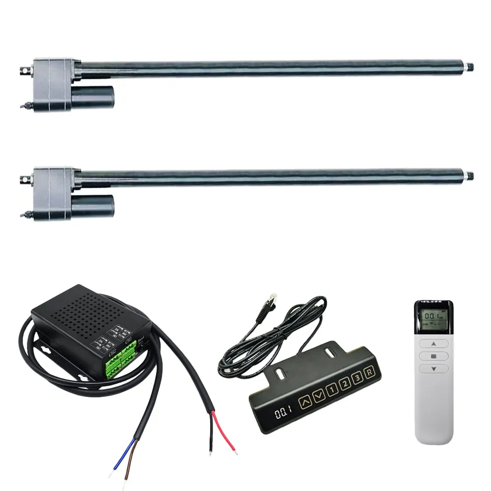 Zwei 1500MM 3000N Schwerlast Industrie Elektrischer Linearantriebe Synchronsteuerungskit (Modell 0043053-3)
